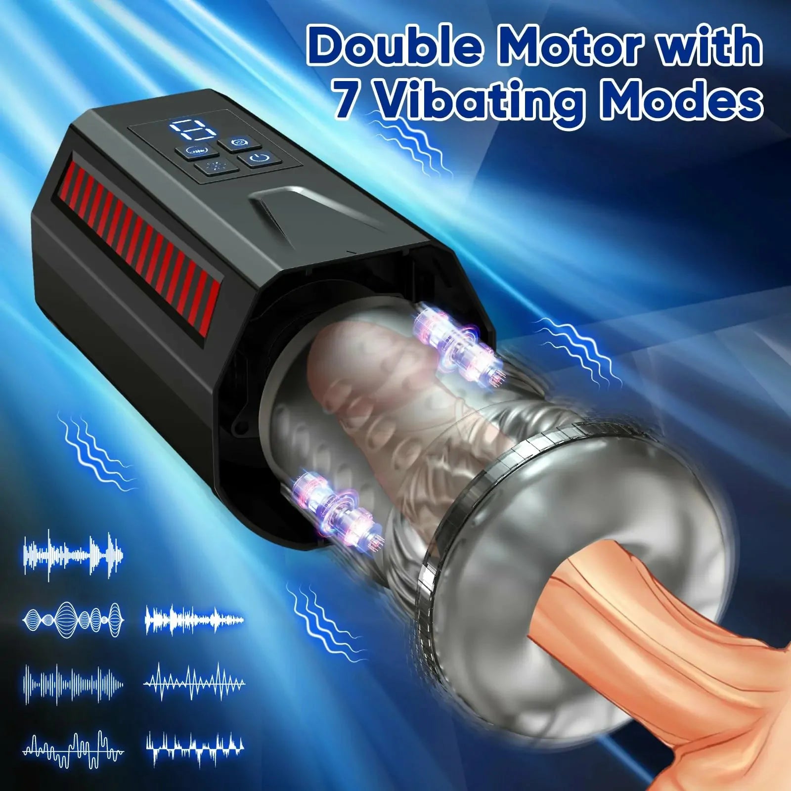 XR6: Blowjob Machine with Thrusting, Rotation, Vibration & Tongue