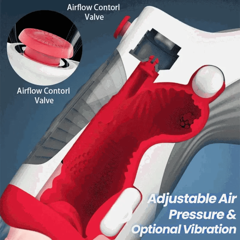 Leten Air Blast: Blowjob Simulator with Air-Control Vacuum & Vibrating Stroker