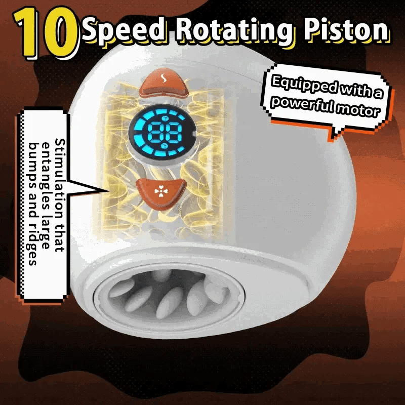 XR3: Male Masturbator with Rotating Piston & Testicle Stimulation