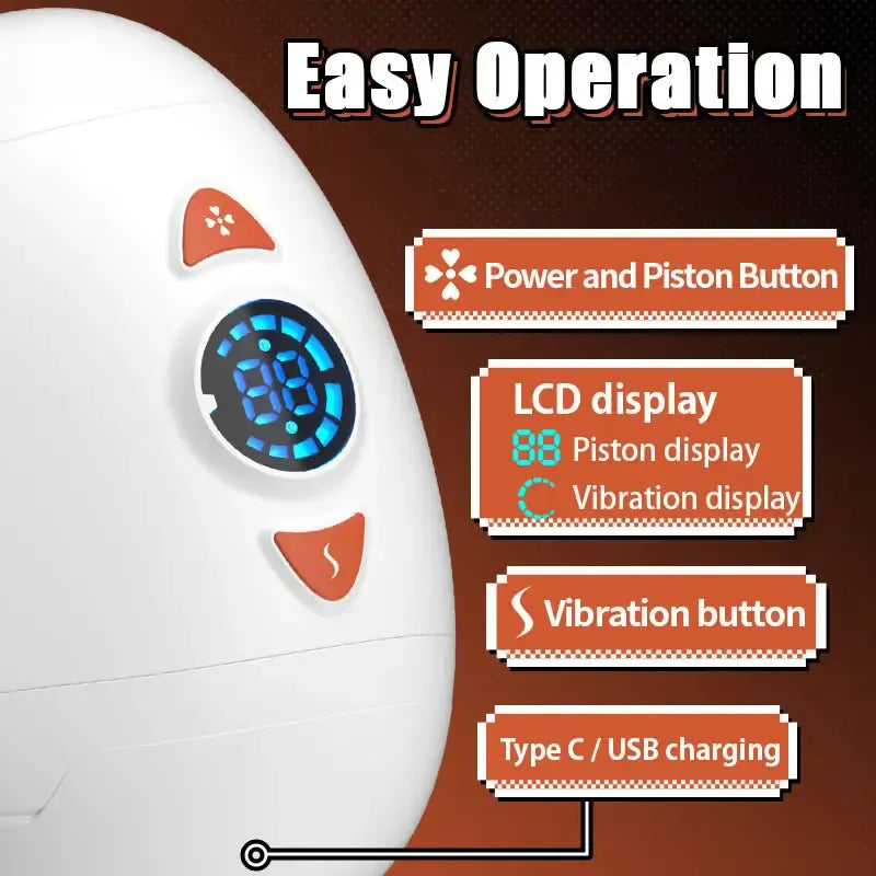 XR3: Male Masturbator with Rotating Piston & Testicle Stimulation