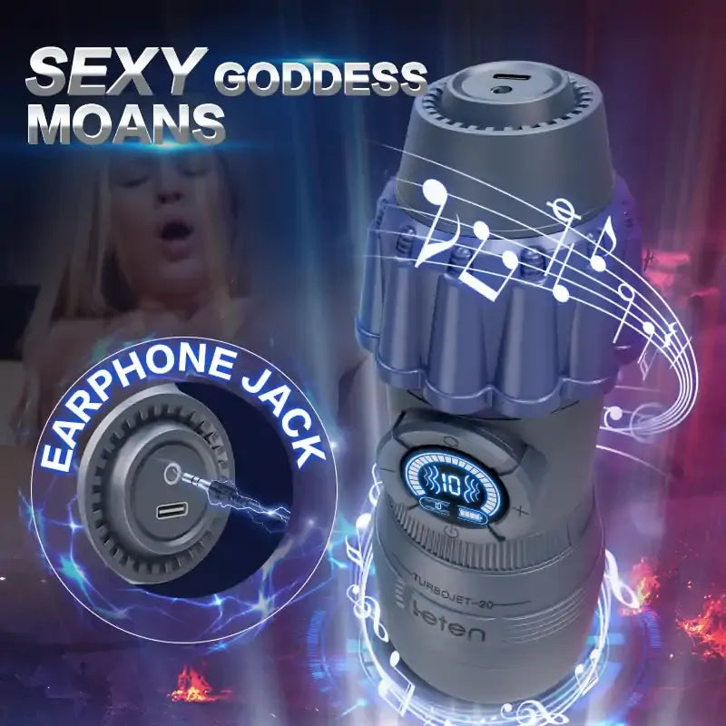 Leten TurboJet: Male Masturbator with 10 Suction & Vibration