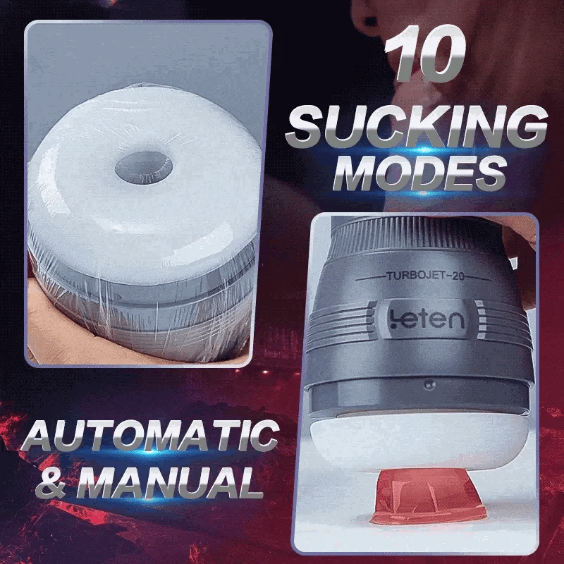 Leten TurboJet: Male Masturbator with 10 Suction & Vibration
