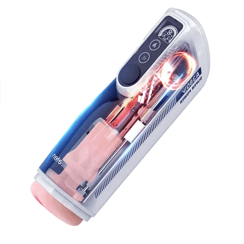 XT9 Plus: Male Masturbator with Rocking Thrust, Heat, Voice