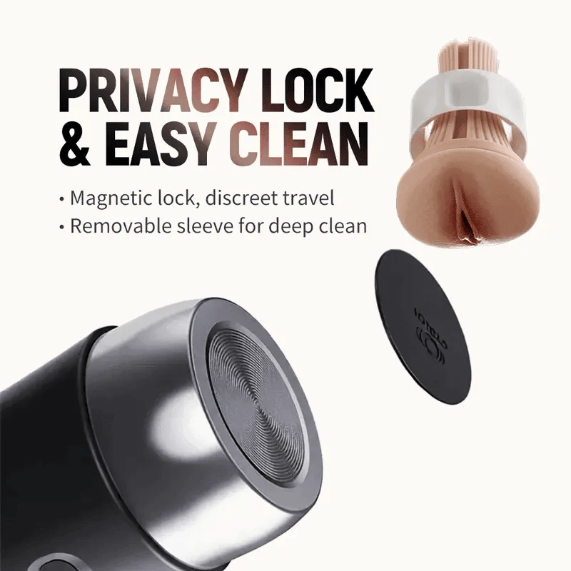 XV2: Male Masturbator with Privacy Lock, Suction, Clamp & Vibration