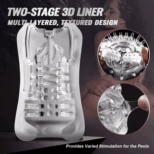 XS14 Pro: Male Masturbator with Handle, Suction & Dual Motors