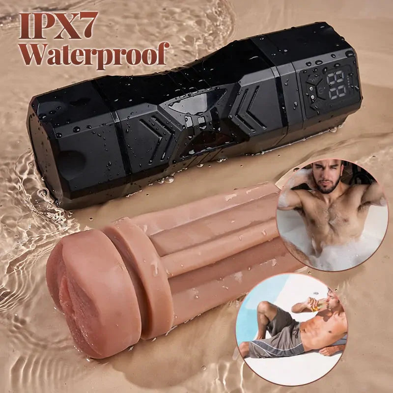 XV10: Male Masturbator with Vacuum Suction, 9 Vibes & Fully Waterproof