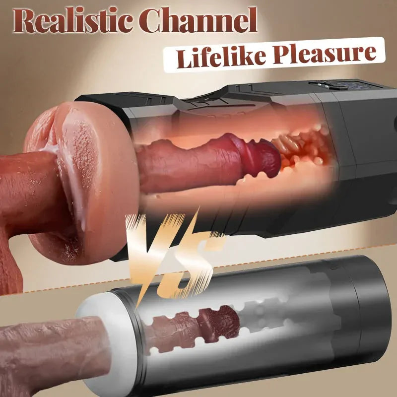 XV10: Male Masturbator with Vacuum Suction, 9 Vibes & Fully Waterproof