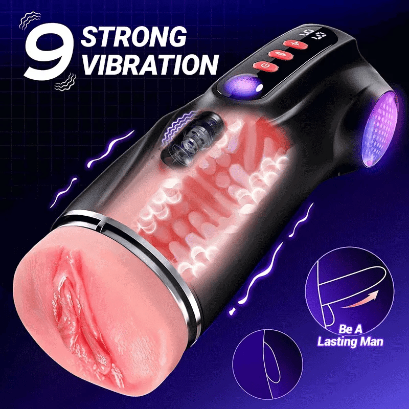 XV11: Male Masturbator with 3 Realistic Sleeves, Suction & App Control