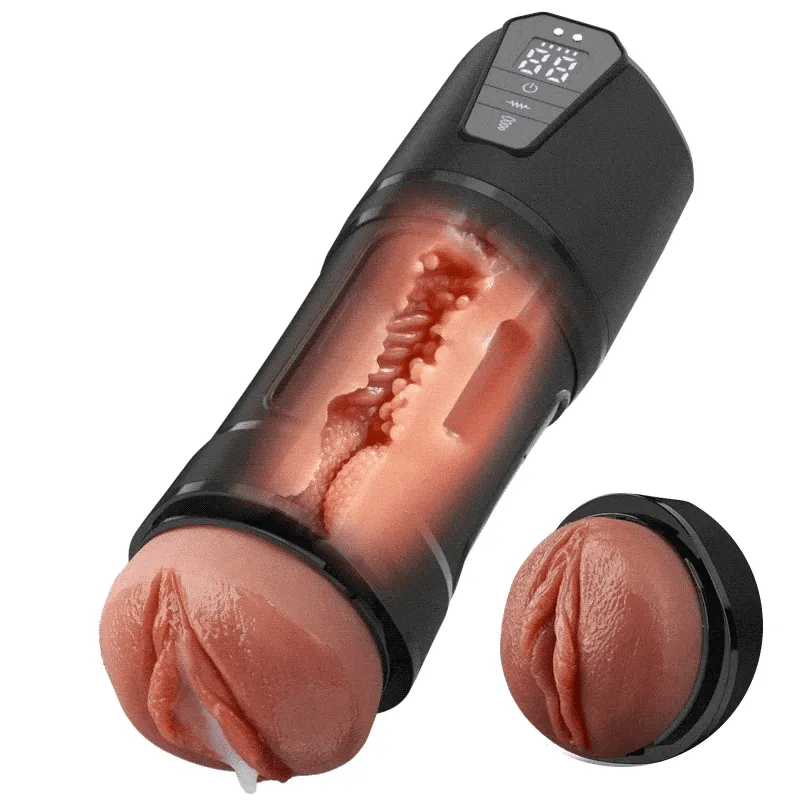 XV8: Male Masturbator with 1:1 Realistic Sleeve, Suction & 10 Vibes