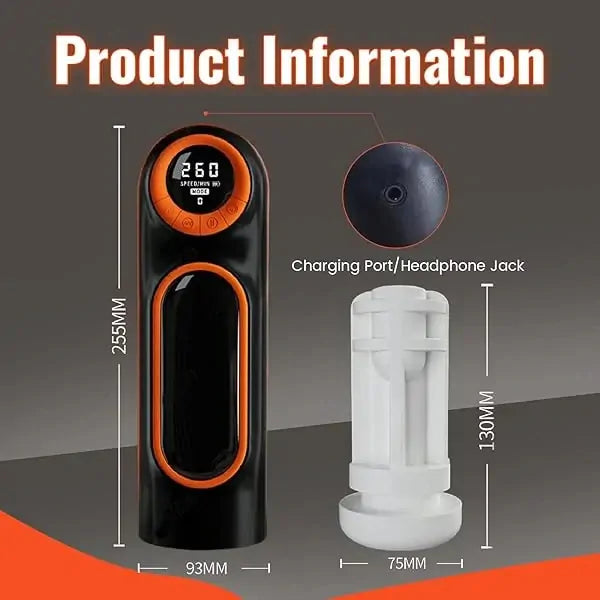 XT1: Male Stroker with Hands-Free Mount, Thrusting, Suction & Vibration