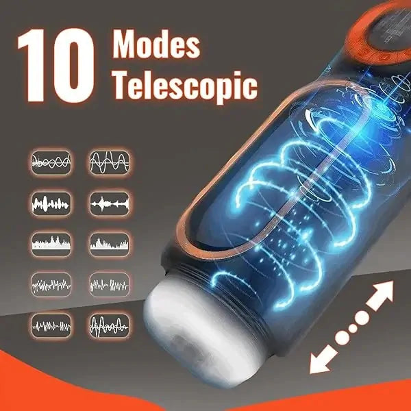 XT1: Male Stroker with Hands-Free Mount, Thrusting, Suction & Vibration