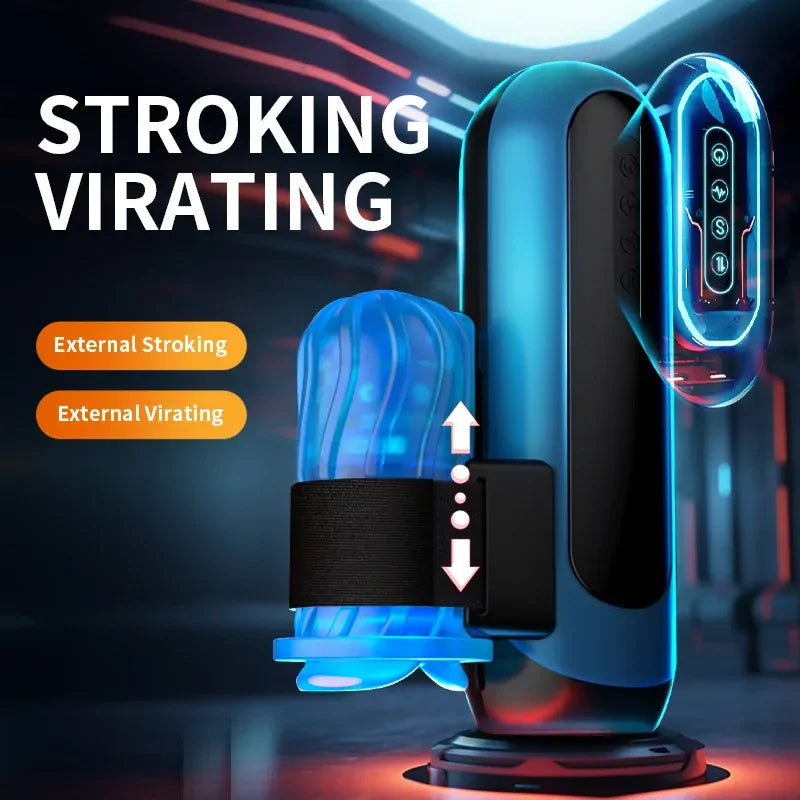 XT25: Male Stroker with 700 SPM Motor, 3-Inch Stroke & Removable Vibration
