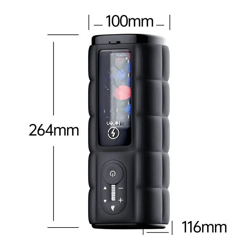 XT8 Pro: Male Stroker with 360° Heating, 550 SPM Thrusting & Vibration
