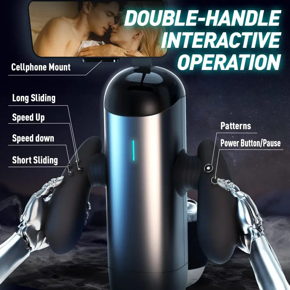XT6: Male Stroker with Long-Stroke Piston, 10-Point Tuning & Phone Mount