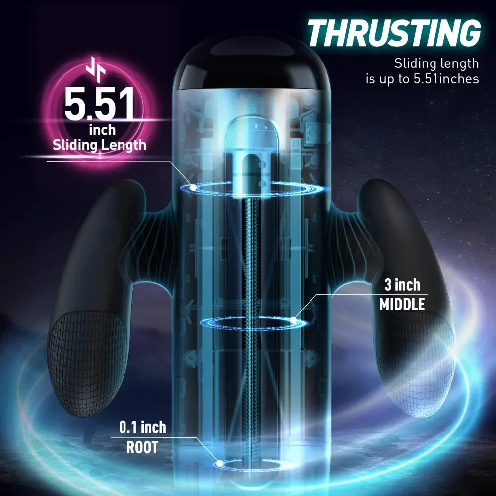 XT6: Male Stroker with Long-Stroke Piston, 10-Point Tuning & Phone Mount