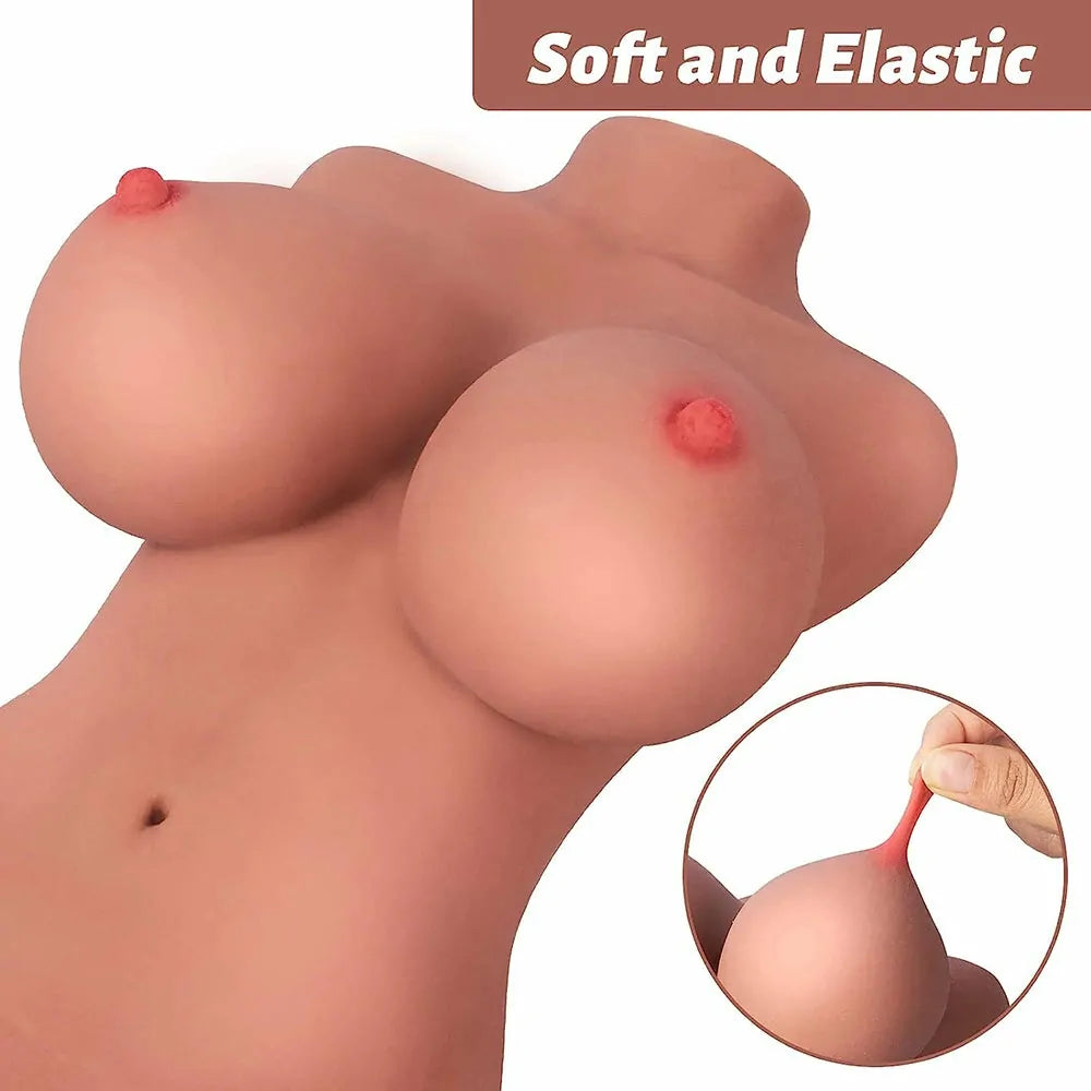 Alina: 3.1 kg Tan Mini Sex Doll with Flexible 3-in-1 Curves