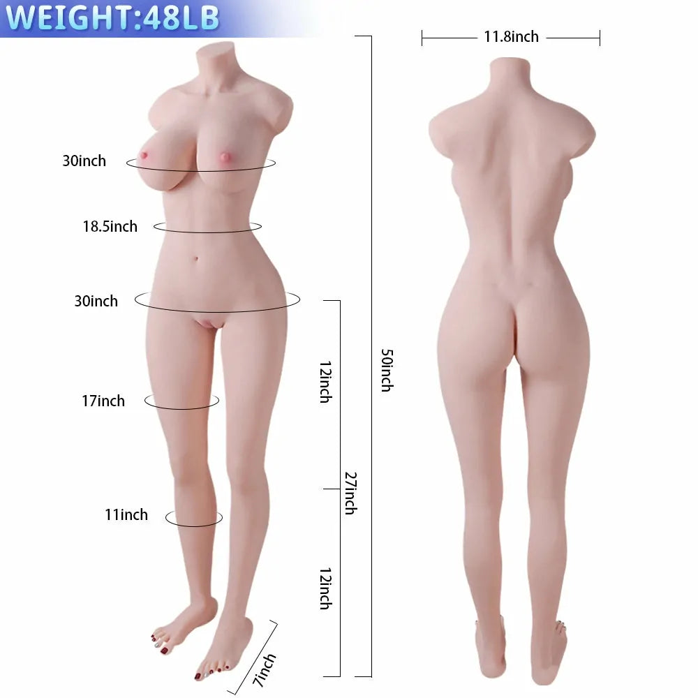 Judy: 21.77 kg Long-Legged 4-in-1 Sex Doll with Sexy Feet