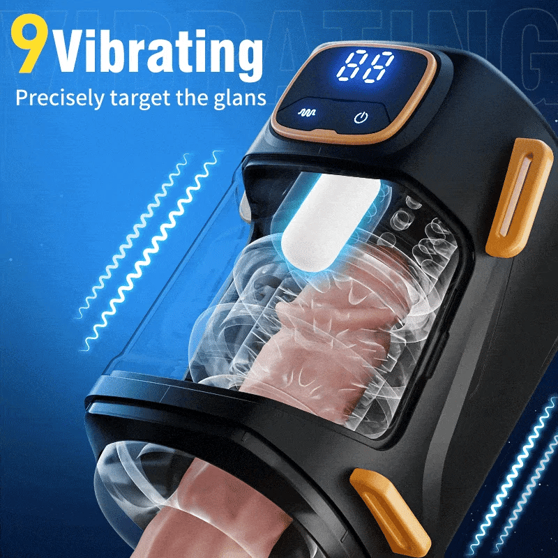 XT2: Wearable Stroker with Hands-Free Strap, Thrusting & Vibration